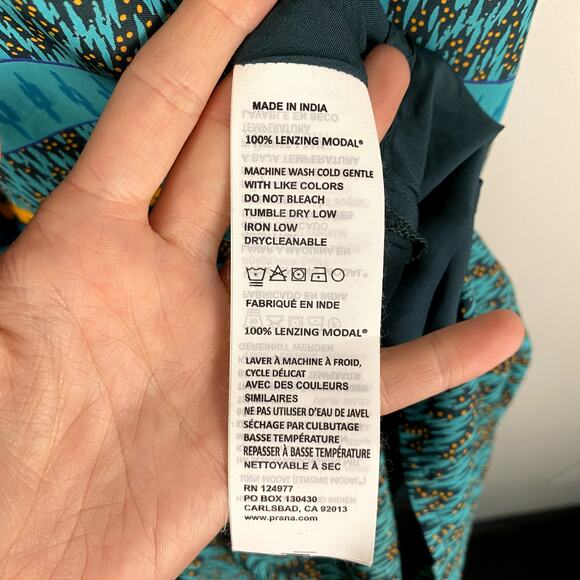 NWT PrAna Nari Dress in Green Laurel Small - Picture 7 of 8